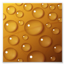 Orangefarbene Wassertropfengewebe