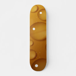 Orangefarbene Wassertropfengewebe Skateboard