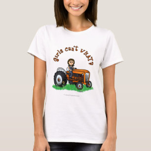 Orangefarbener Bauer T-Shirt