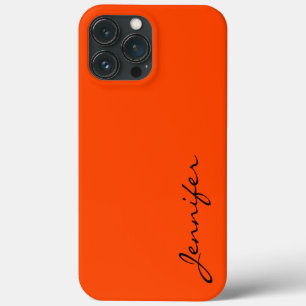 Orangefarbener Farbhintergrund Case-Mate iPhone Hülle