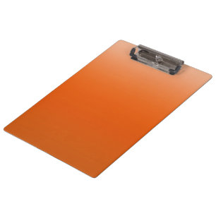 Orangefarbener Farbverlauf Klemmbrett