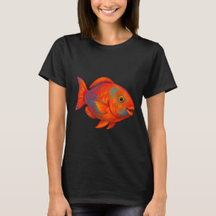 Orangefarbener Grüner Papageifisch - Niedlich T-Shirt