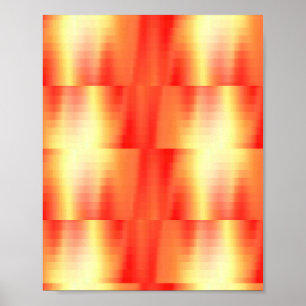Orangefarbener Hintergrund Poster