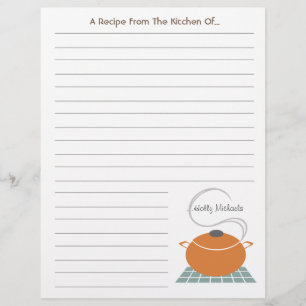 Orangefarbener Kochtopf aus der Küche von..Letterh