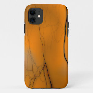 orangefarbener Lightning iPhone Case