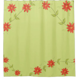 Orangefarbener Limoner Vorhang