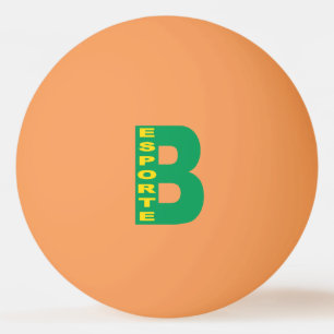 Orangefarbener Pingpong-Ball 3 Sterne BRAZIL ESPOR Tischtennisball