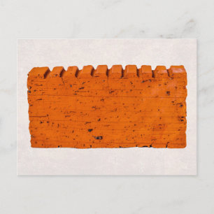 Orangefarbener Stein - Atom der Schöpfung Postkarte