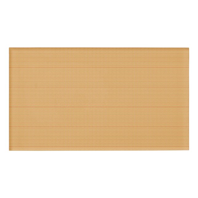 orangefarbener und gelber Hintergrund mit kleinen  Namenschild (Vorderseite)