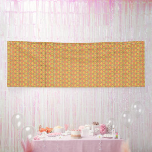 orangefarbener und gelber Hintergrund mit Muster Banner