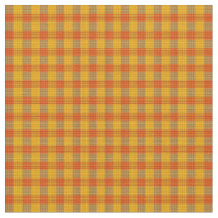 Orangefarbener und gelber Karton-Druck, Stoff