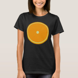 orangefarbener Zirkel. T-Shirt