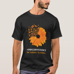 Orangefarbenes Band für das Bewusstsein gegen Waff T-Shirt