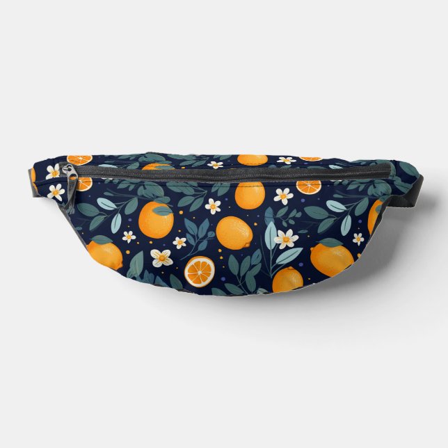Orangefarbenes Delight Muster Bauchtasche (Ablage )