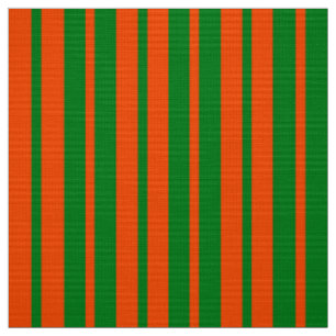Orangefarbenes Design der Streifen Stoff