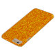 Orangefarbenes Glitzer- und Glitzern-Muster Case-Mate iPhone Hülle (Unterseite)