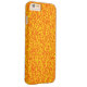 Orangefarbenes Glitzer- und Glitzern-Muster Case-Mate iPhone Hülle (Rückseite/Rechts)