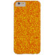 Orangefarbenes Glitzer- und Glitzern-Muster Case-Mate iPhone Hülle (Rückseite)