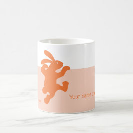 Orangefarbenes Kaninchen! Mug Kaffeetasse
