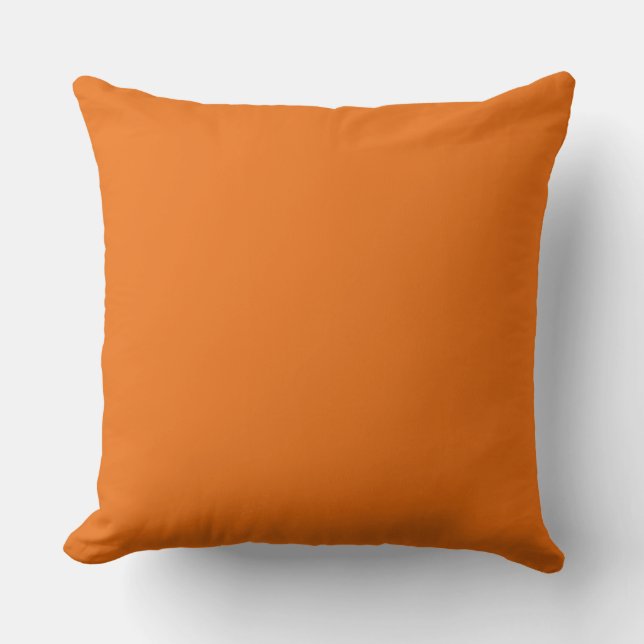 Orangefarbenes Kissen 20" x 20" (Vorderseite)