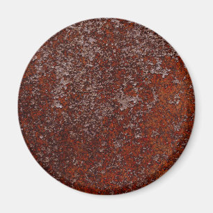 Orangefarbenes Kupfer-Rusted-Metall-Textur Magnet
