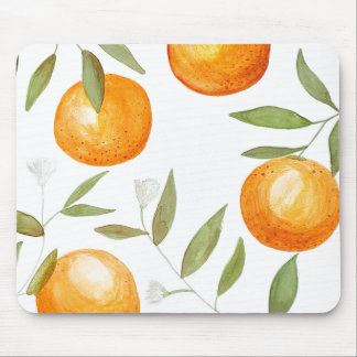 Orangefarbenes Mousepad