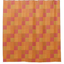 Orangefarbenes Muster