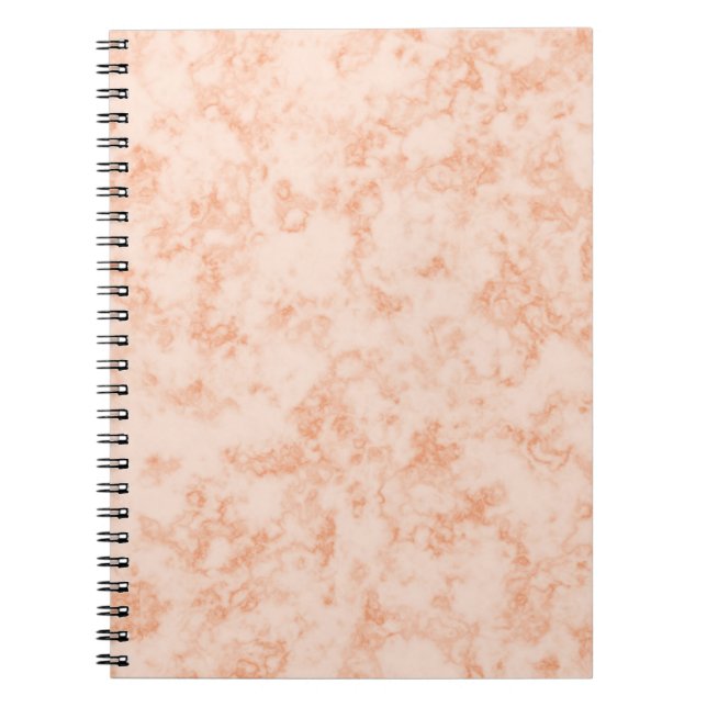 Orangefarbenes Notebook Notizblock (Vorderseite)