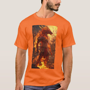 Orangefarbenes T-Shirt