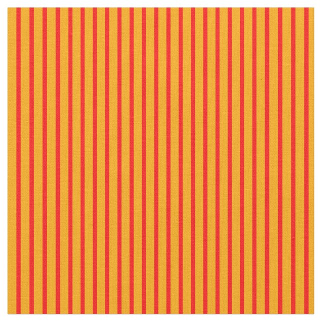 Orangefarbenes und rotes Muster der Streifen Stoff (Nahaufnahme)