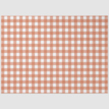 Orangefarbenes und weißes eckiges Gewebe