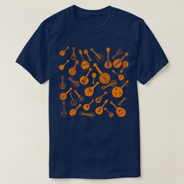 Orangefarbenfarbe T-Shirt (Design vorne)