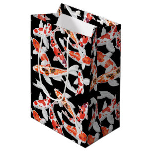 Orangefische und schwarze Koi Mittlere Geschenktüte