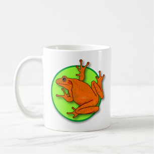 Orangefrorene Tasse