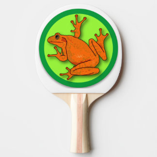 Orangefrorener Pingpong Tischtennis Schläger