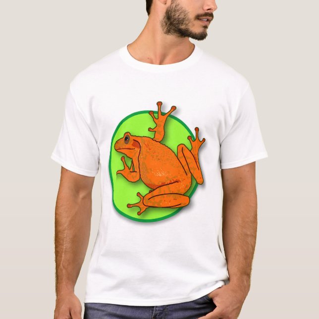 Orangefrorenes Shirt (Vorderseite)