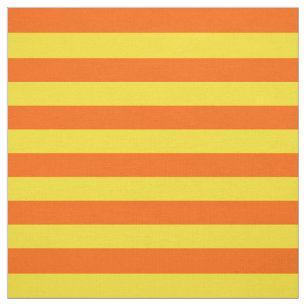 Orangegelbe Streifen Design  Stoff