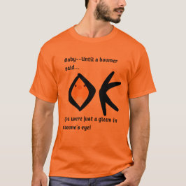 Orange'Gleam in Eye'Boomerangang T-Shirt