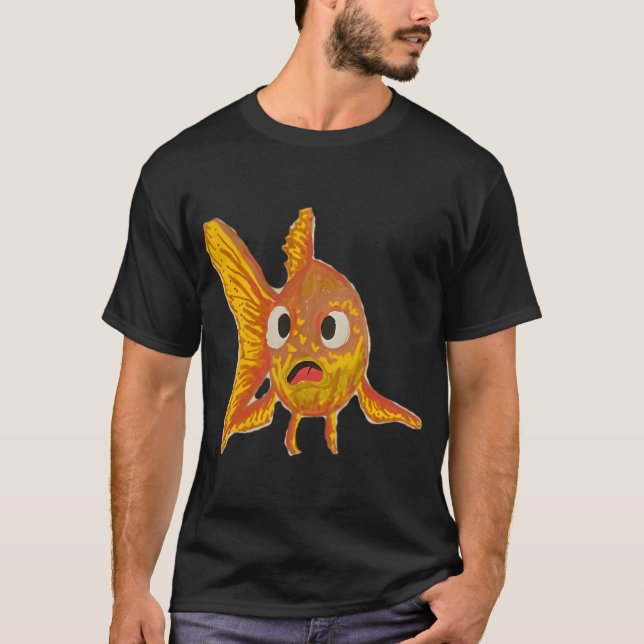 Orangegoldfisch T-Shirt (Vorderseite)