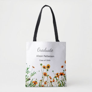 Orangelbe Wildblumen Moderne Graduate rustikal