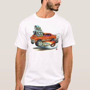 Orangen-Auto 1970-72 Olds Macheten-442 T-Shirt