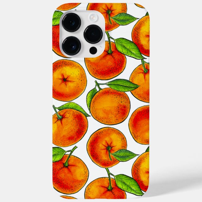Orangen Case-Mate iPhone Hülle (Rückseite)