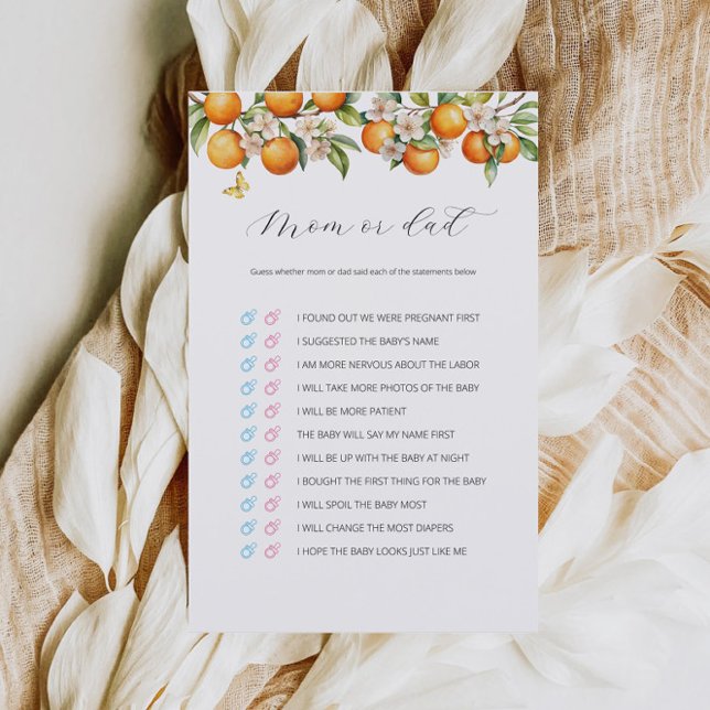 Orangen Citrus Mama oder Vater Kinderduschenspiel (Von Creator hochgeladen)