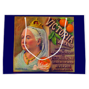 Orangen der Victoria-Marke der 30er Jahre Große Geschenktüte
