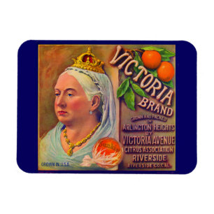 Orangen der Victoria-Marke der 30er Jahre Magnet