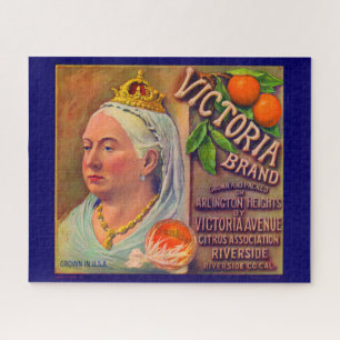 Orangen der Victoria-Marke der 30er Jahre Puzzle