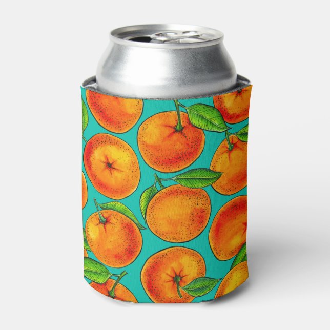 Orangen Dosenkühler (Kanne Vorderseite)