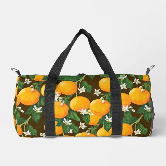Orangen Duffle Bag (Vorderseite)