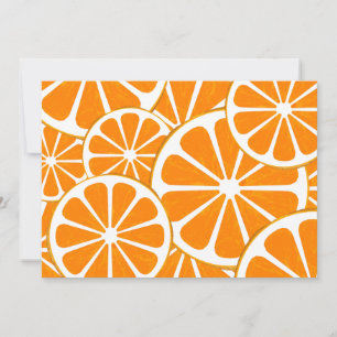 Orangen Einladung