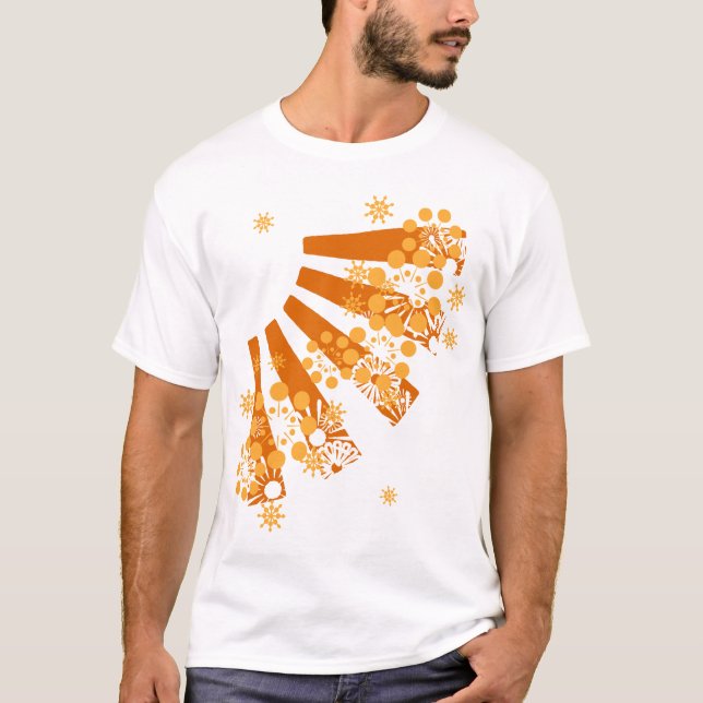 Orangen-Explosion T-Shirt (Vorderseite)